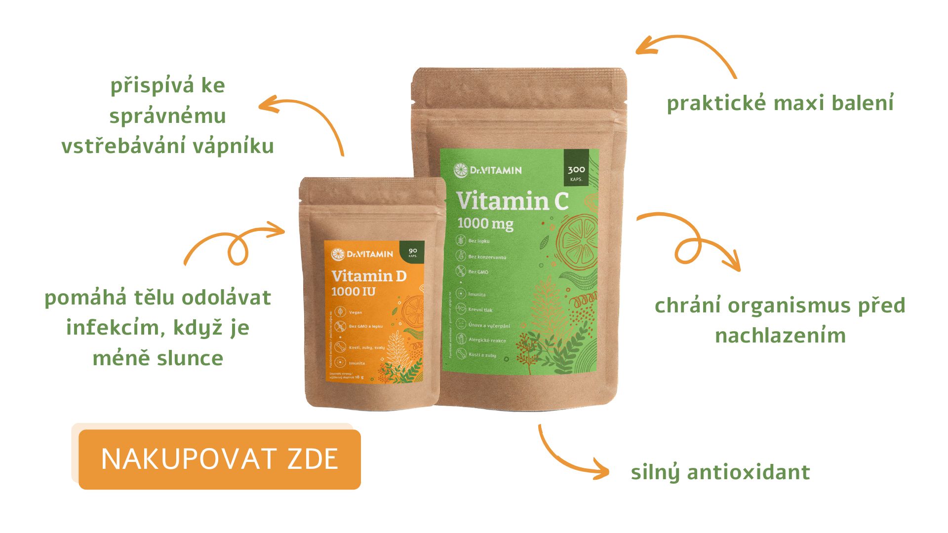 Vitamín C a D - CZ